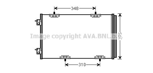 AVA QUALITY COOLING Конденсатор, кондиционер CN5290D